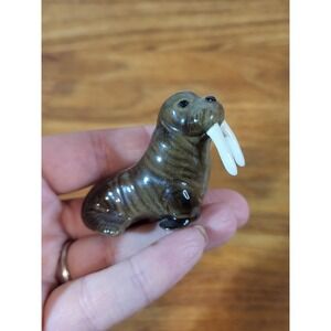 Vintage Hagen Renaker Miniature Walrus Porcelain Figurine